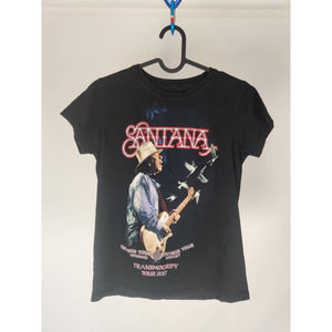 (V) Santana TRANSMOGRIFY  T-shirt TOUR 2017 WOMEN RARE T-shirt, Summer Hot Tee S